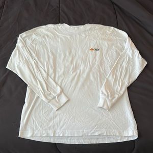 1000 Pops Palace Long Sleeve T White